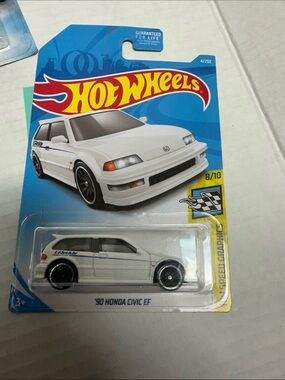 Die-cast toy White Honda Civic EF Toy Car